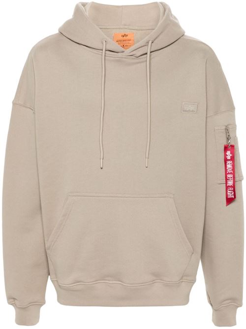 Felpa uomo con cappuccio Alpha Industries | 146335679